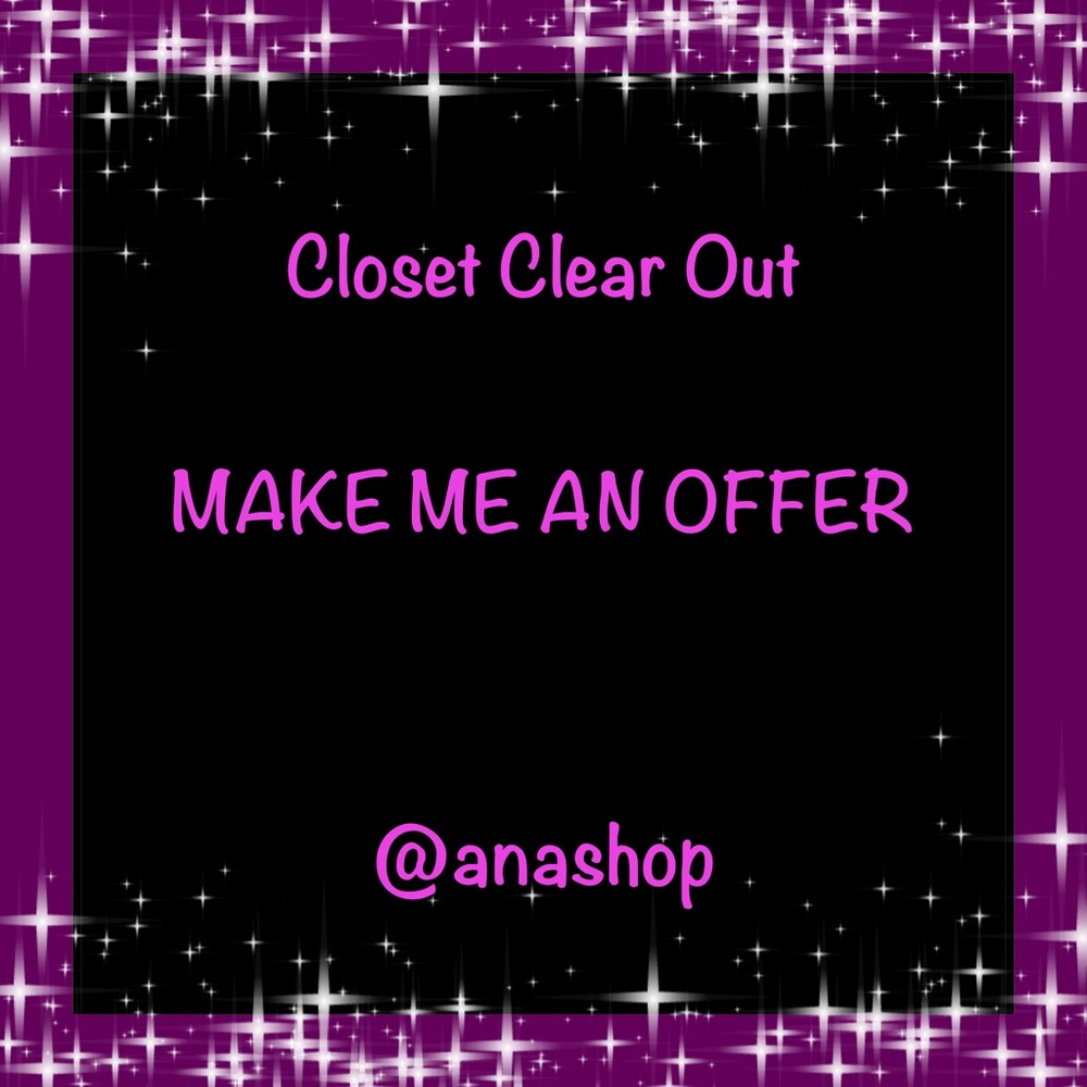 CLOSET CLEAR OUT